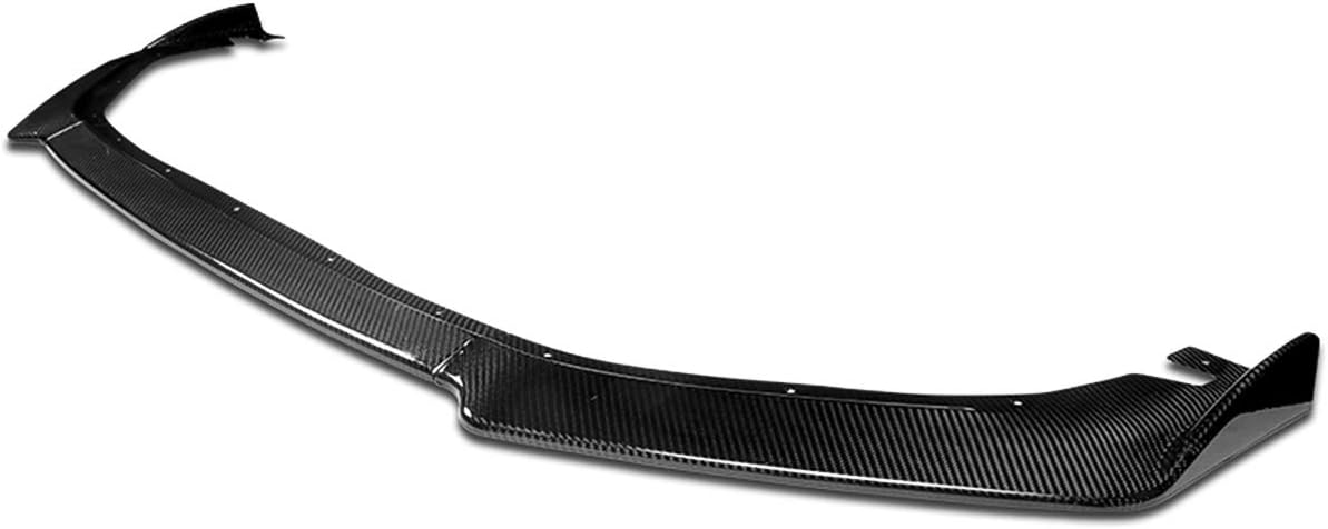 3Pcs Real Carbon Fiber Front Bumper Lip Spoiler Body Kit S78044