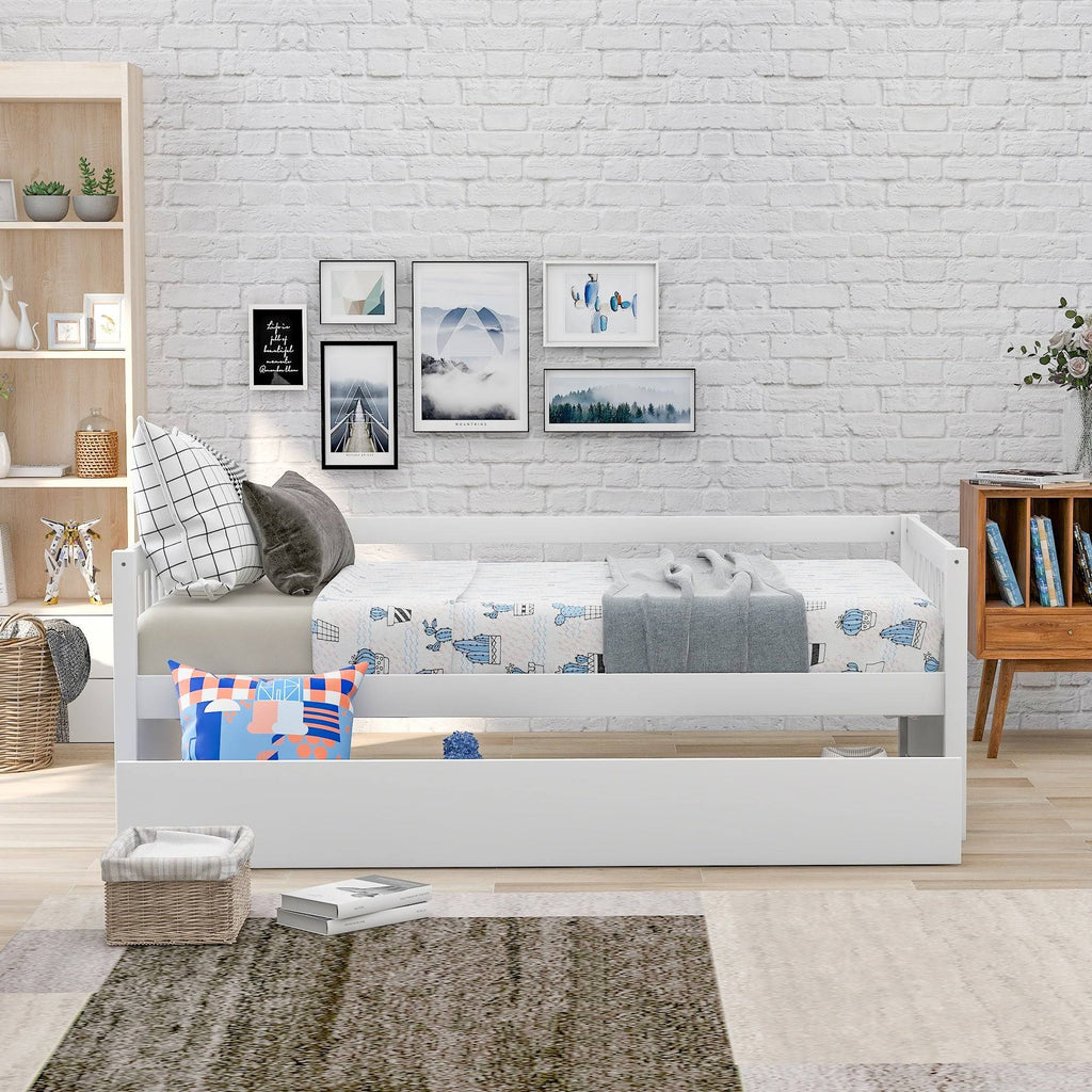 White Twin Size Daybed with 2 Drawers G5102