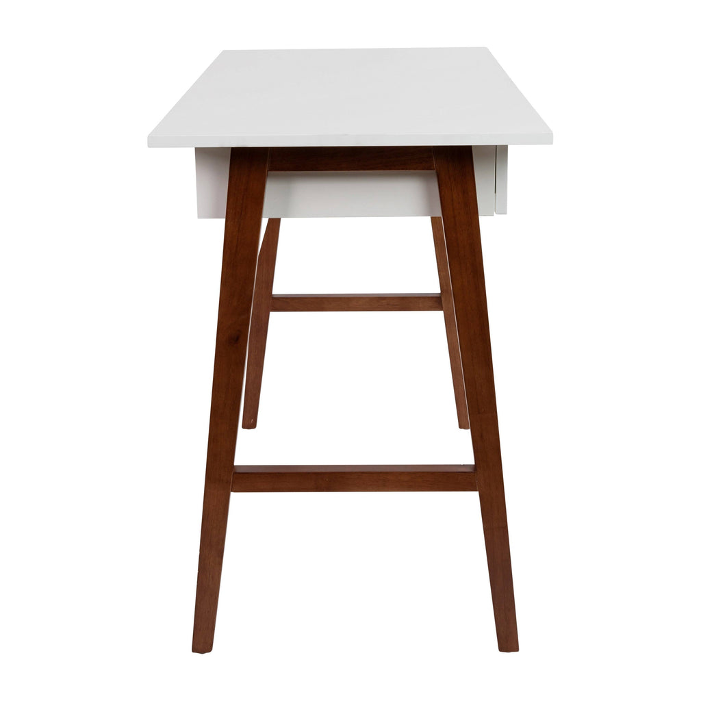 Black Writing Computer Desk with Drawer H95418