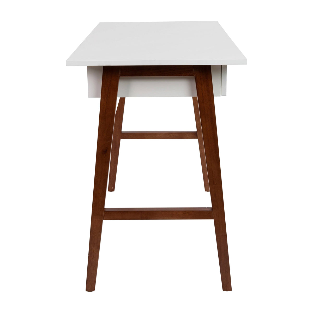 Black Writing Computer Desk with Drawer H95418