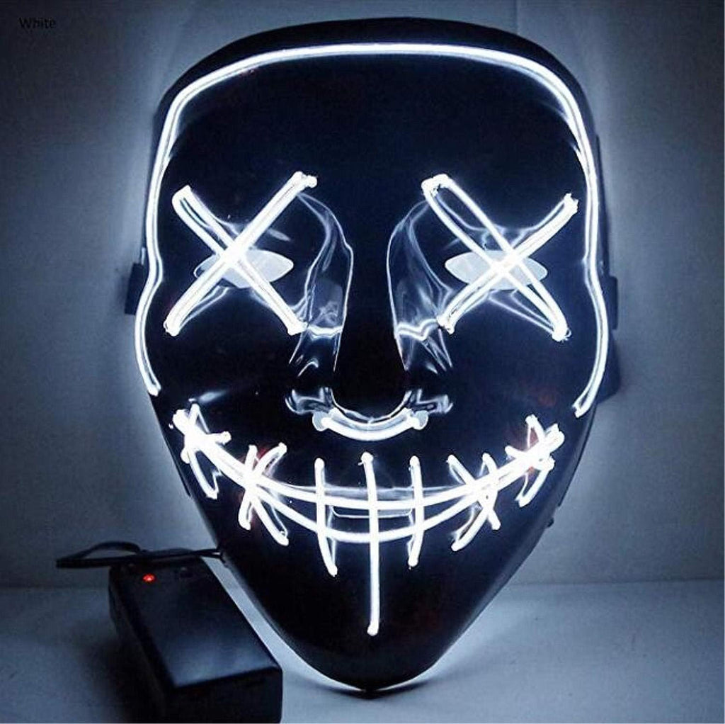 Purple Light Up Mask Pack of 2 E37349