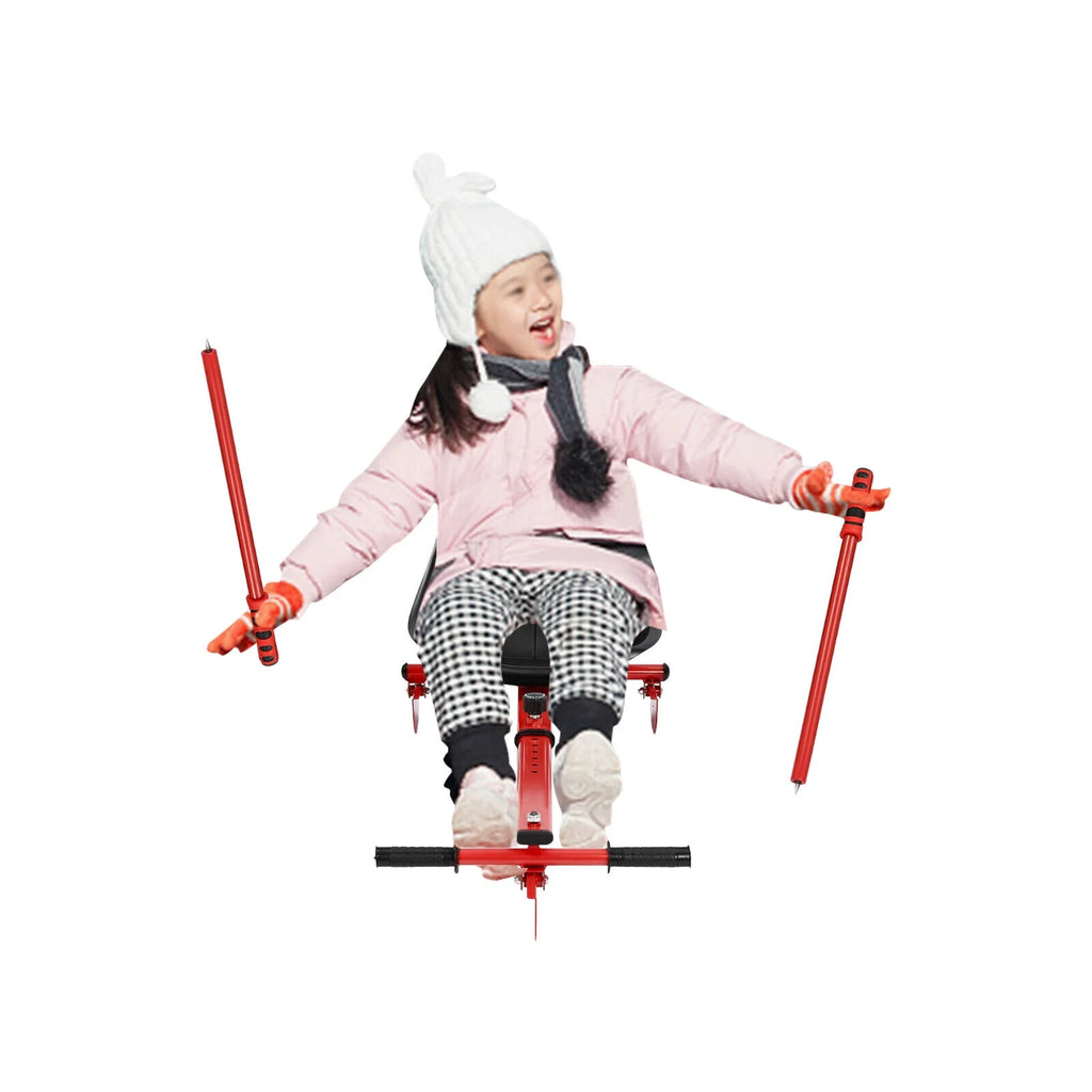 Kids Snow Racer Sled Ski Slider Board Q406501