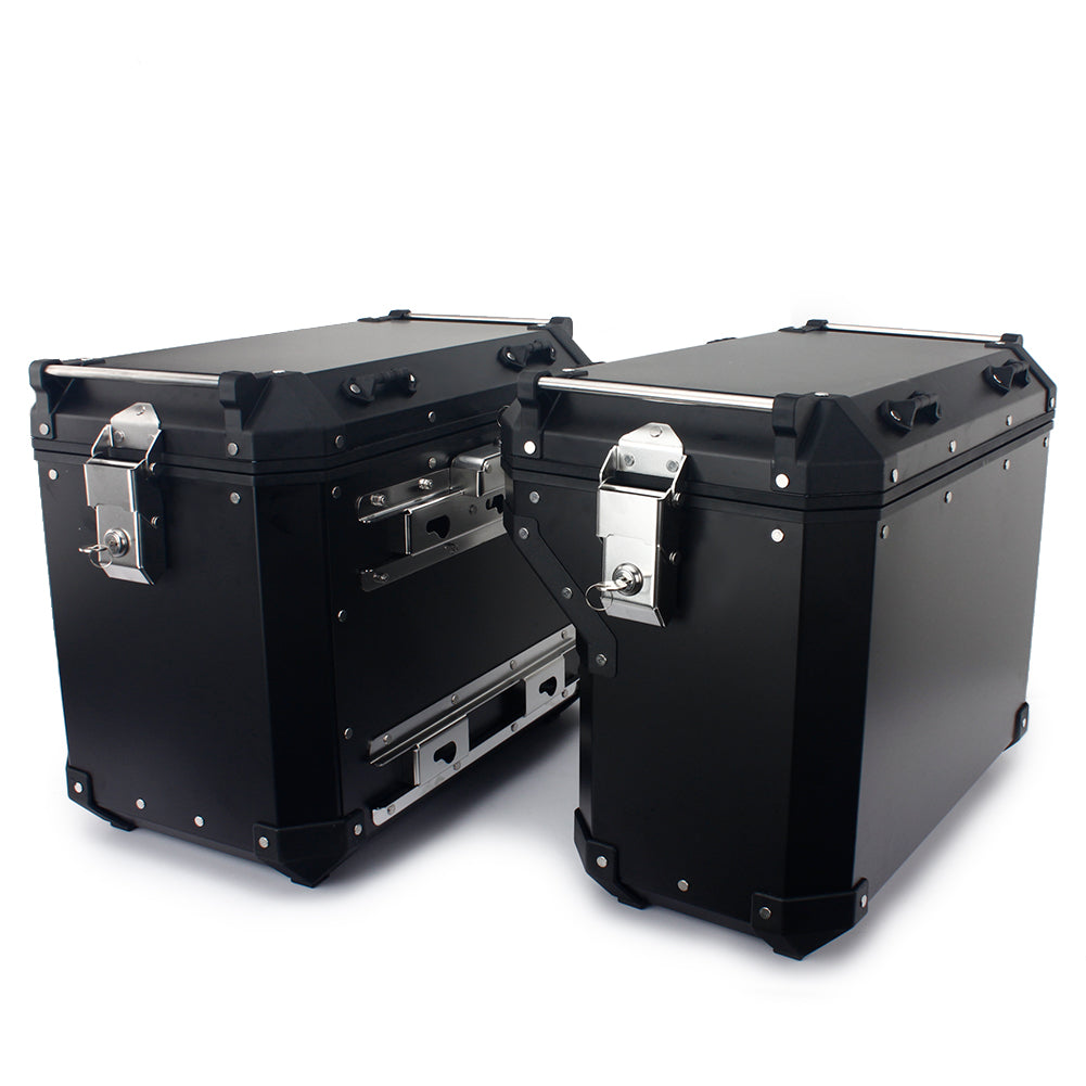 110L Aluminum Panniers Side Boxes T24405