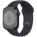 Apple Watch Series 8 GPS + Cellular 41mm Midnight Aluminum Case with Midnight Sport Band N741956