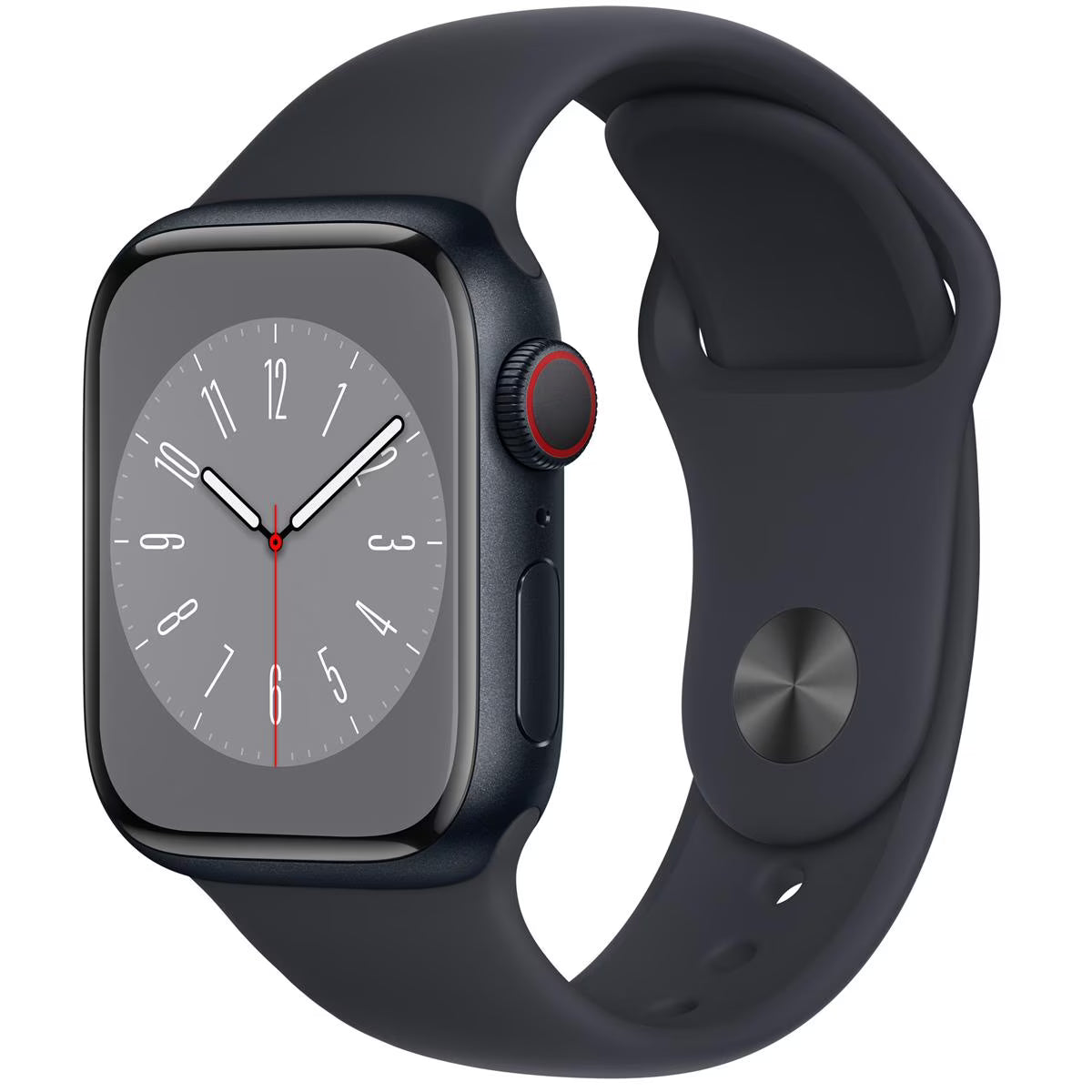 Apple Watch Series 8 GPS + Cellular 41mm Midnight Aluminum Case with Midnight Sport Band N741956