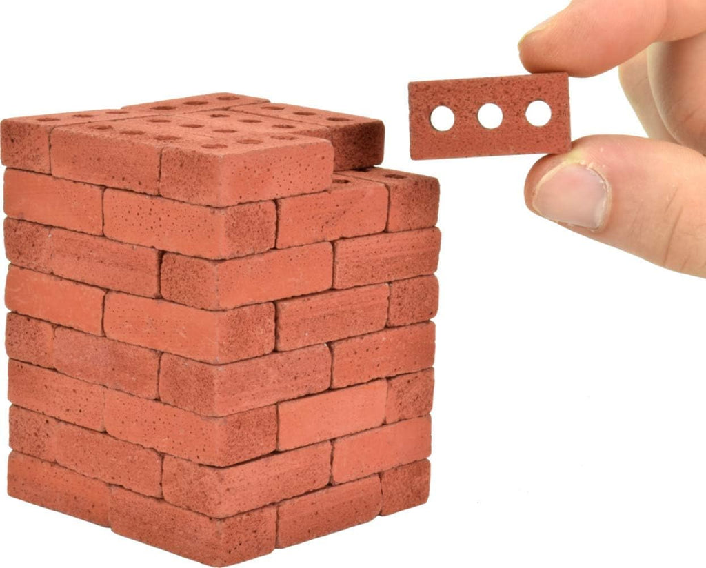 Mini Red Bricks, 1:6 Scale (160 Pack) G236