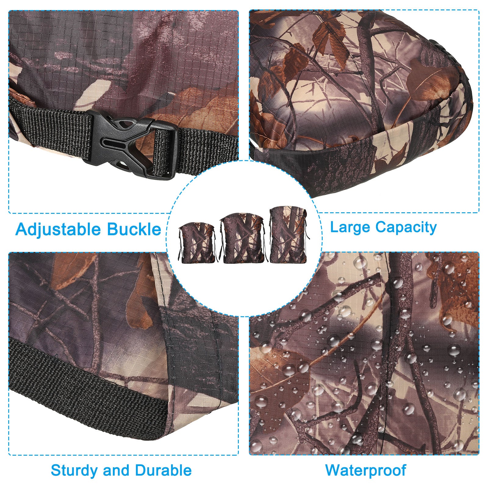 Camouflage Compression Stuff Sack 3 Pack G213602