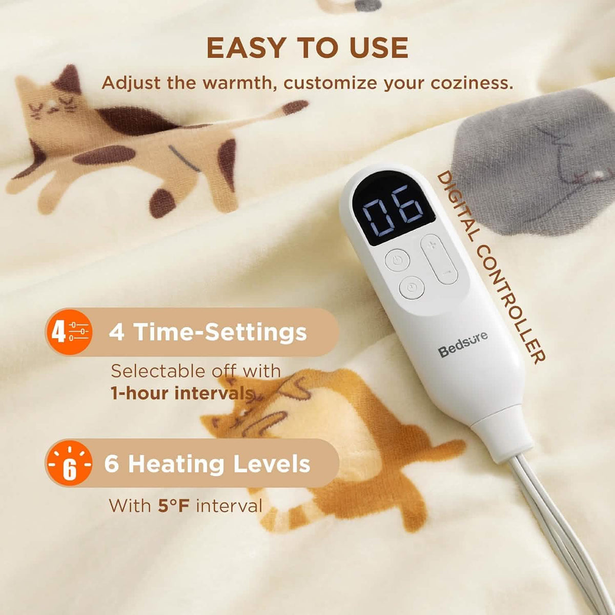 Heated Sherpa Fleece Blanket Hoodie O560