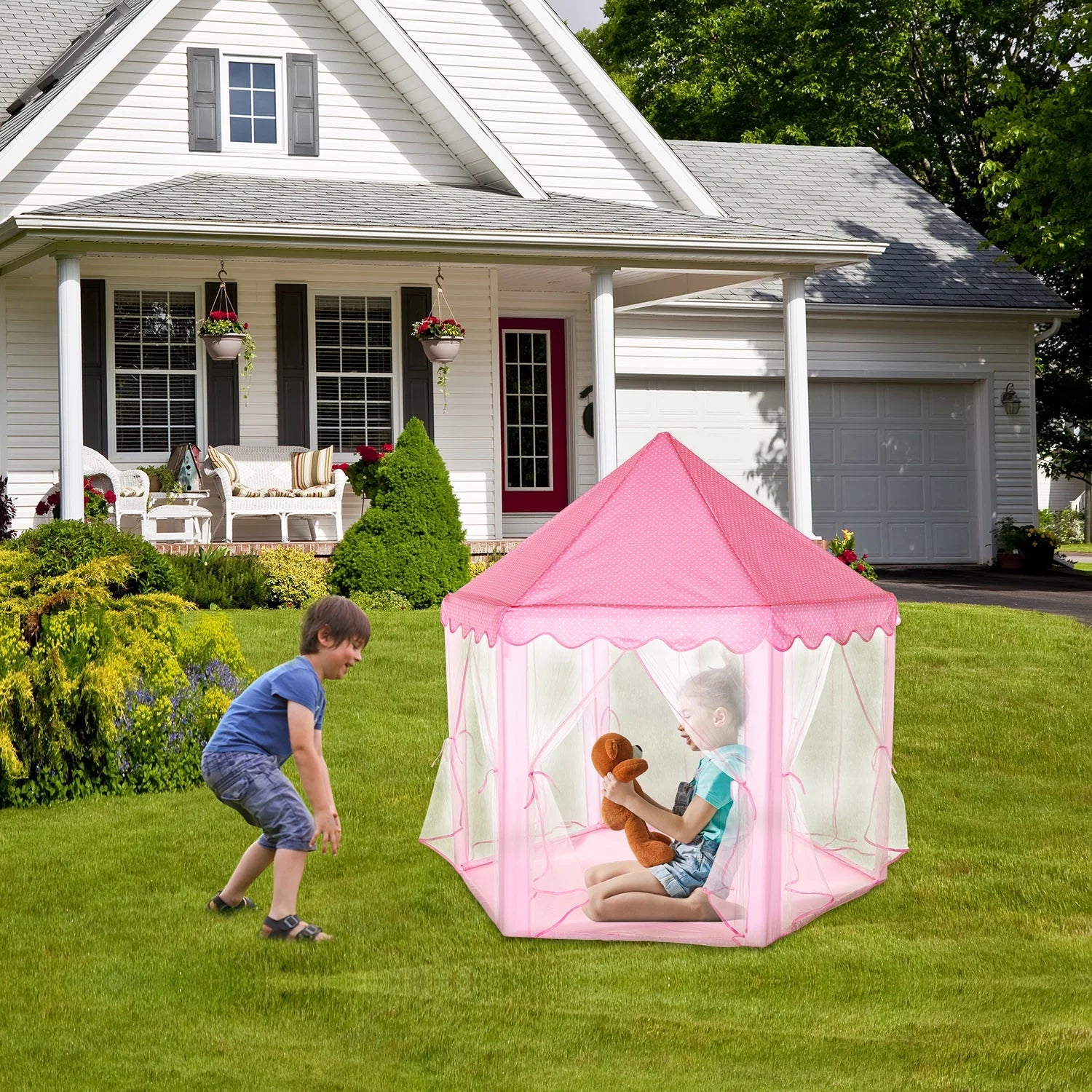 Princess Castle Tent Playhouse with Carry Case P5723