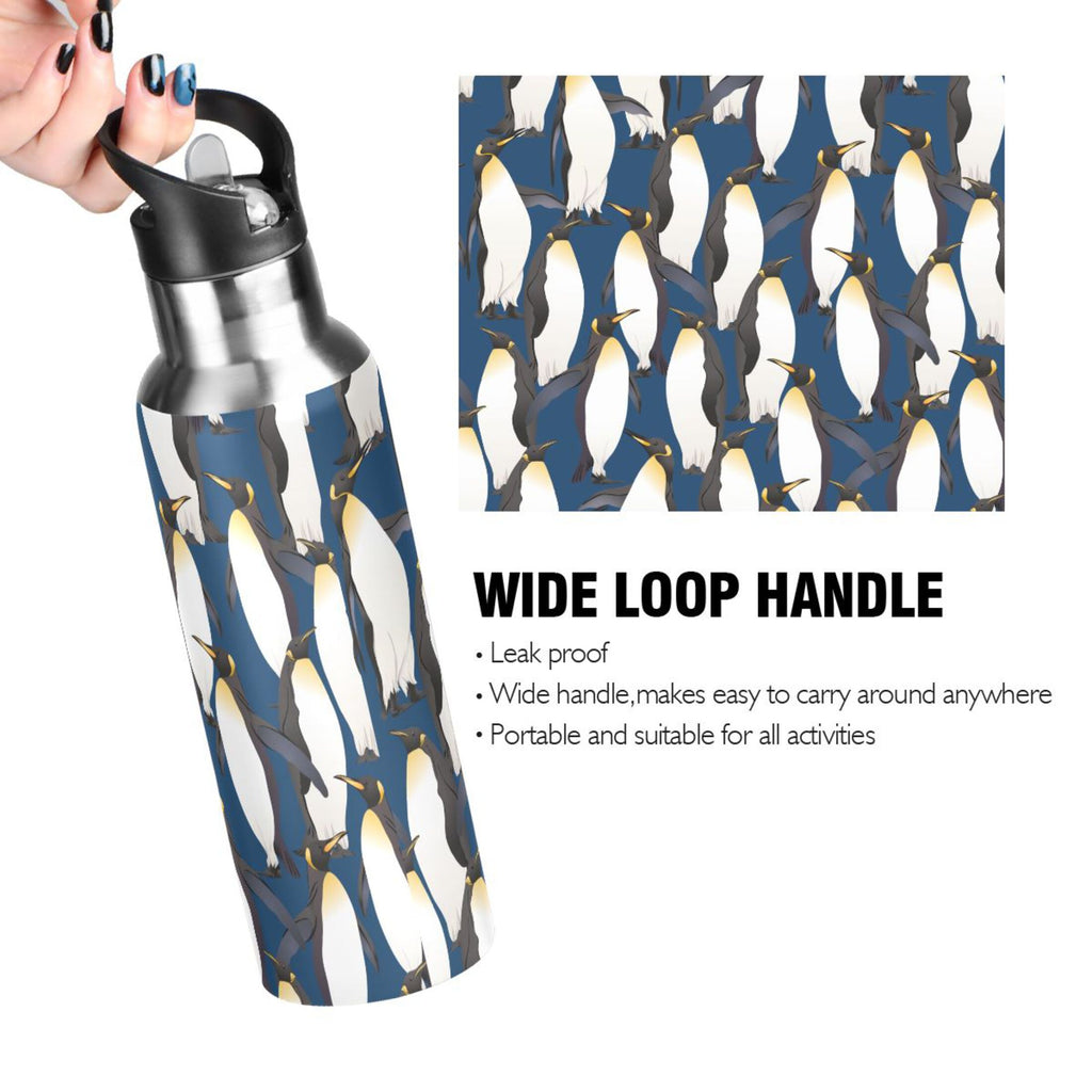 Stainless Steel Insulated Water Bottle with Straw Lid I832
