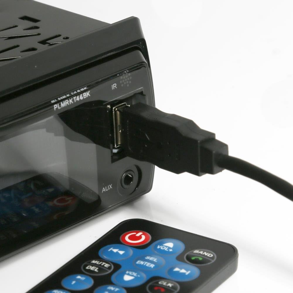 Marine Headunit Receiver Speaker Kit with Bluetooth Waterproof Speakers Pack of 2 U753175