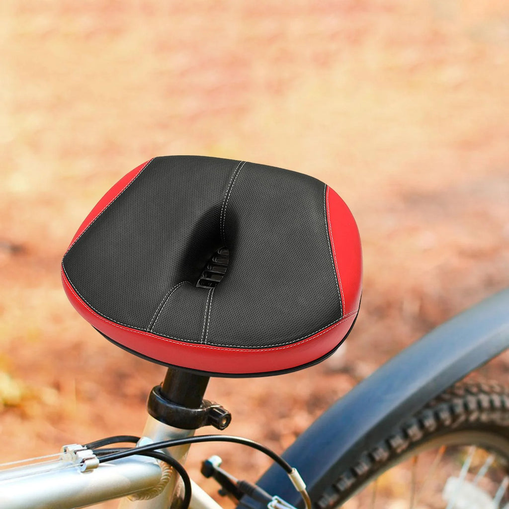 Red Oversized Bike Seat Cushion M8001