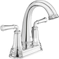 Polished Chrome Centerset Bathroom Faucet with Pop-Up Drain N6140