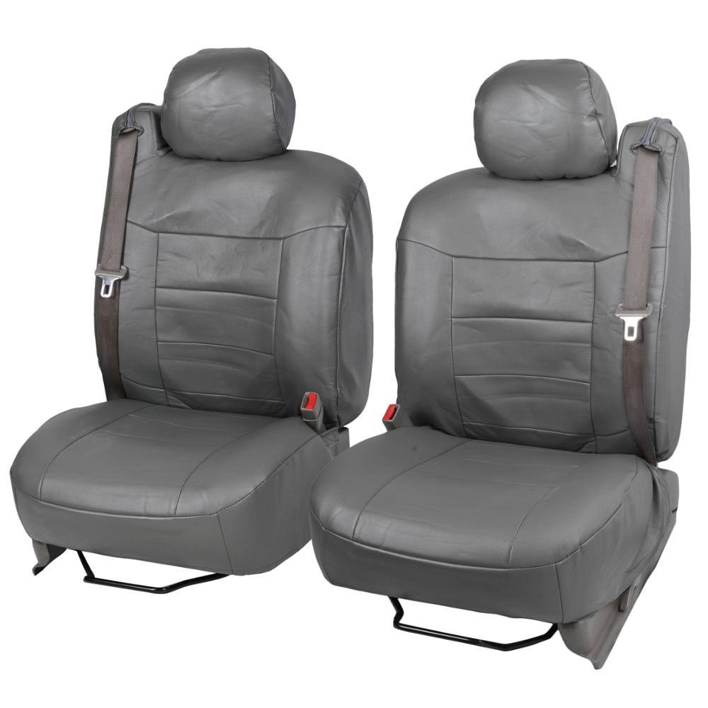Gray PU Leather Seat Covers for SUV and Pick Up Trucks K17748
