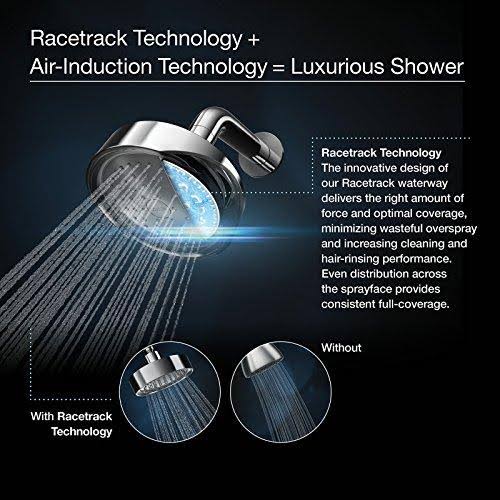 Polished Chrome Rainhead with Wireless Speaker N872