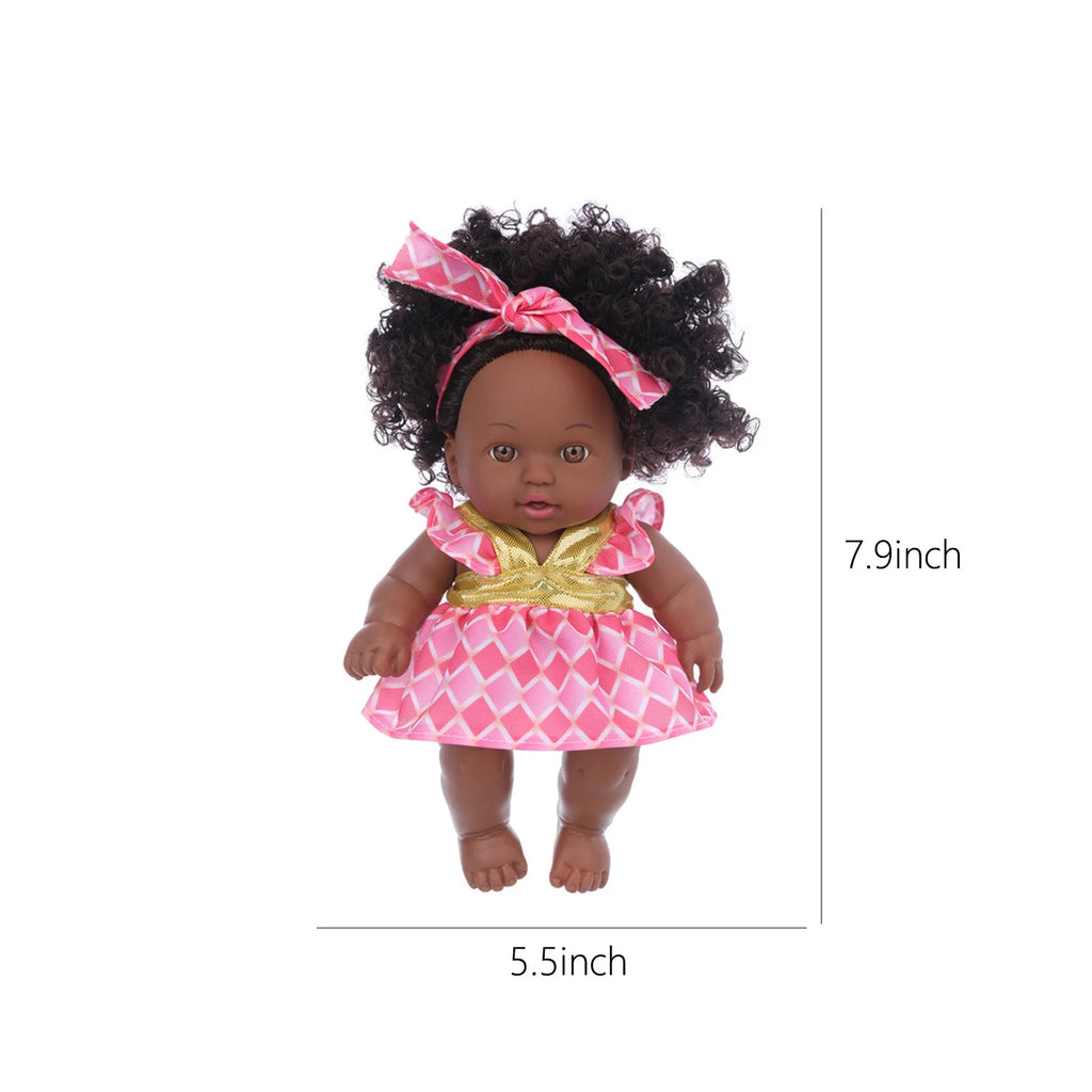 8 Inch Black Baby Dolls With Clothes N95450