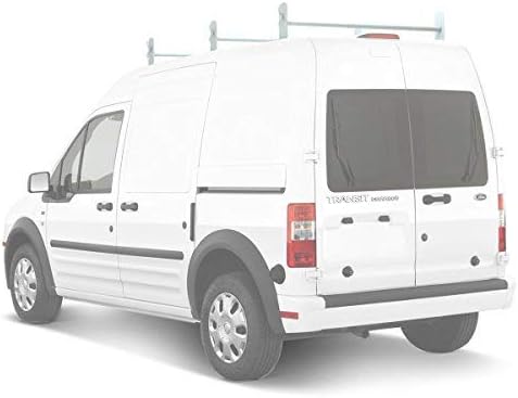 Matte White Steel 3 Bar Van Roof Ladder Rack System O6907