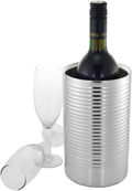 Double Wall Stainless Steel Wine Chiller Bucket, 1.6 Qt K291675
