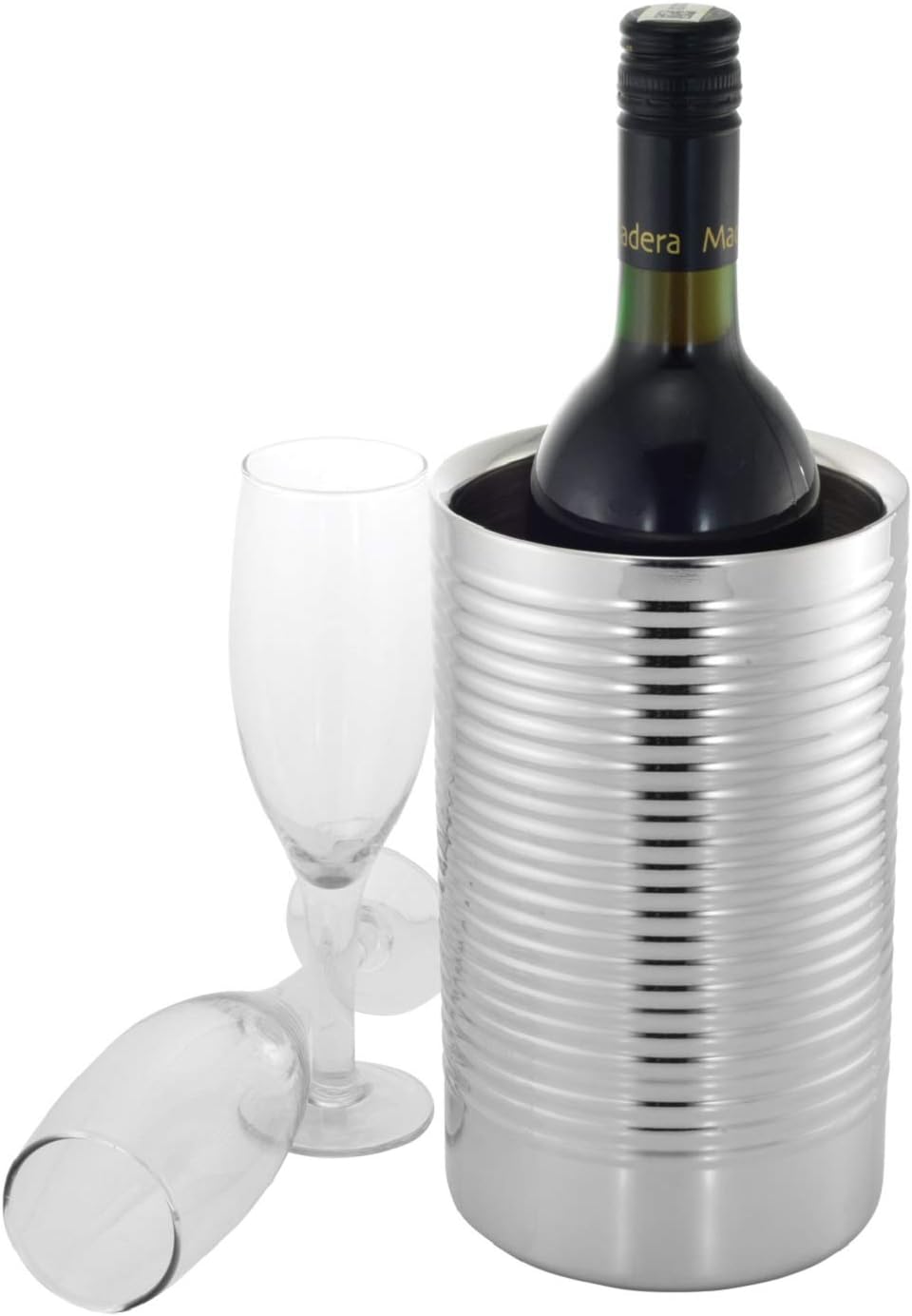 Double Wall Stainless Steel Wine Chiller Bucket, 1.6 Qt K291675