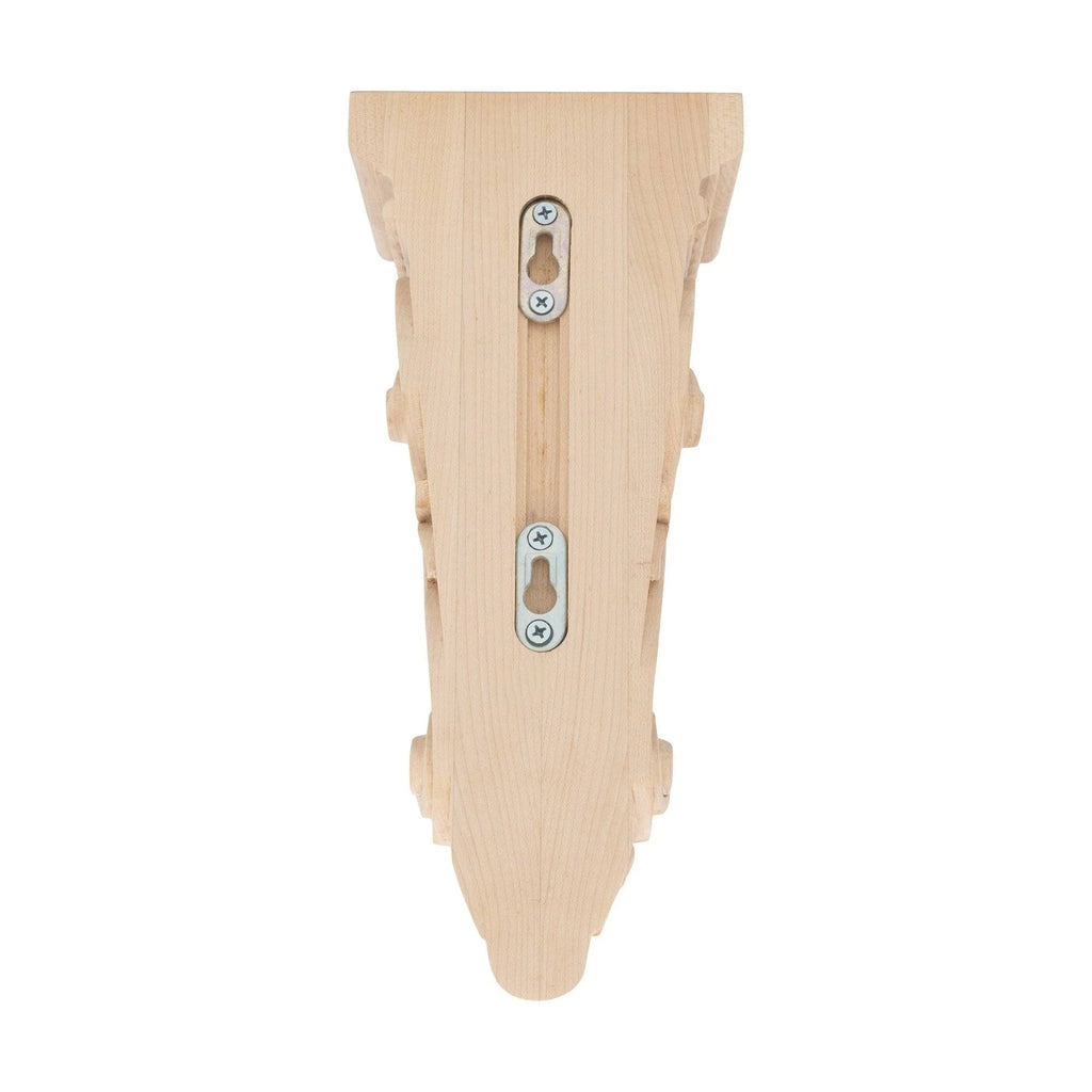 12-1/4 in. x 5-3/8 in. x 3-7/8 in. Unfinished Solid Hard Maple Wood Corbel Z865005