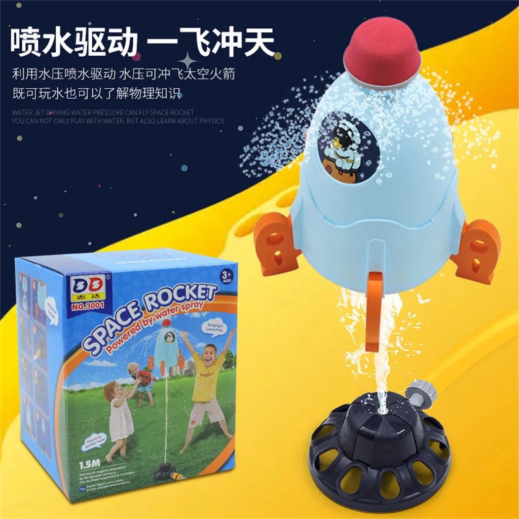 Water Spray Rocket Sprinkler Outdoor Toy A97626