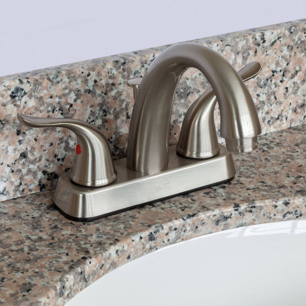 37W Vanity with Burlywood Granite Top and Faucet A86448