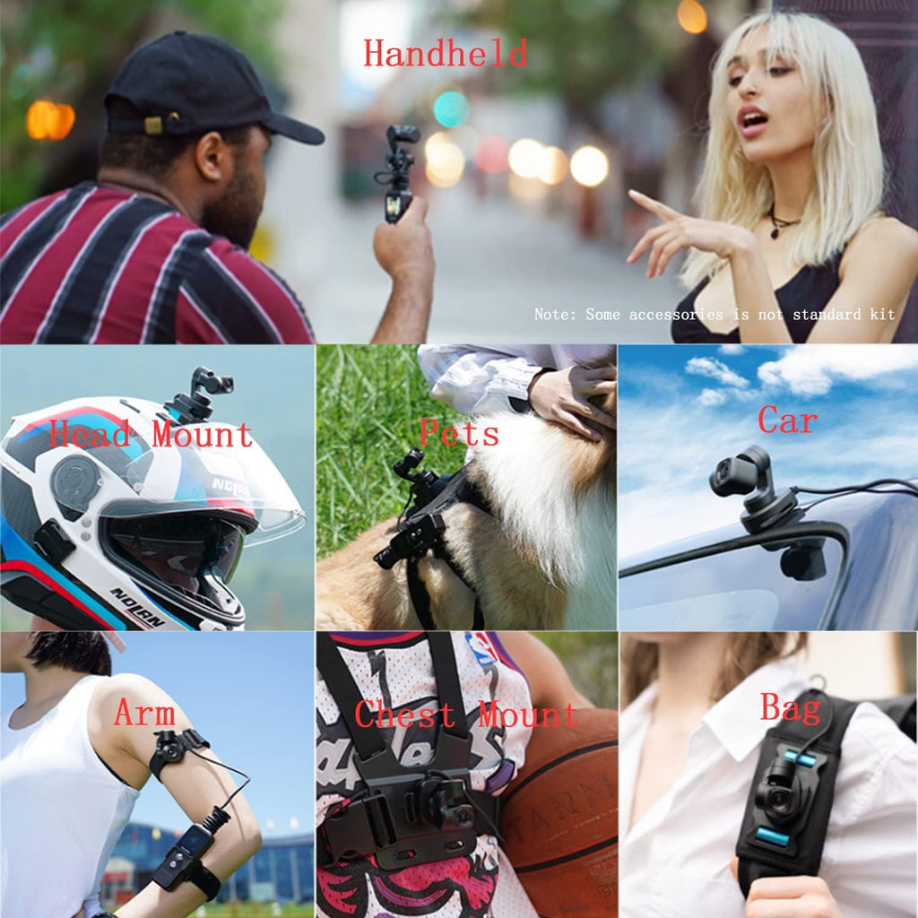 4K Video Action Camera with 3-Axis Gimbal Stabilized T1447