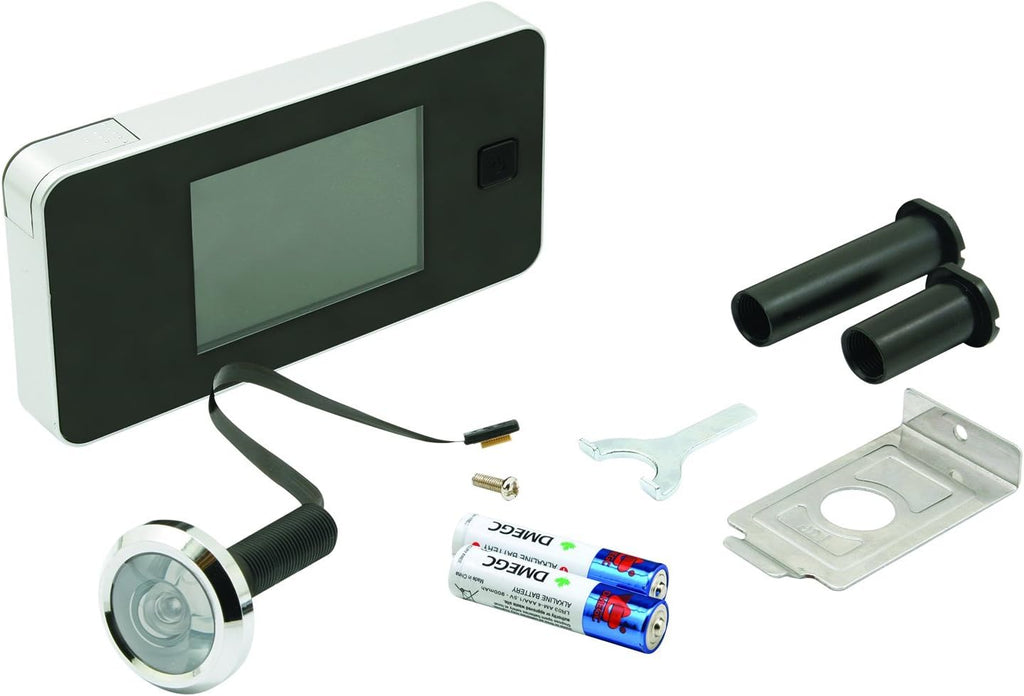 Black Digital Door Viewer Pack of 2 Q490