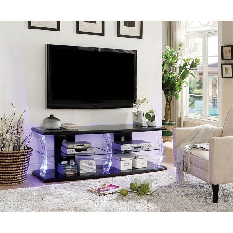 Black 60-Inch TV Stand A21665
