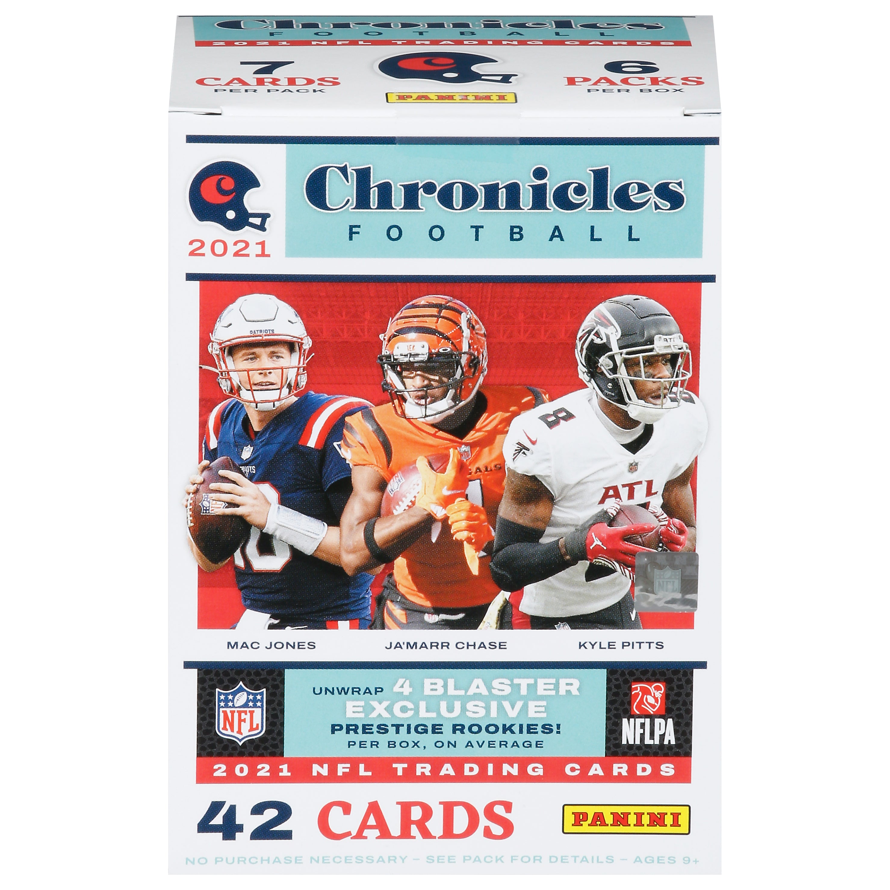 2021 Panini Chronicles Football Blaster Box W227323