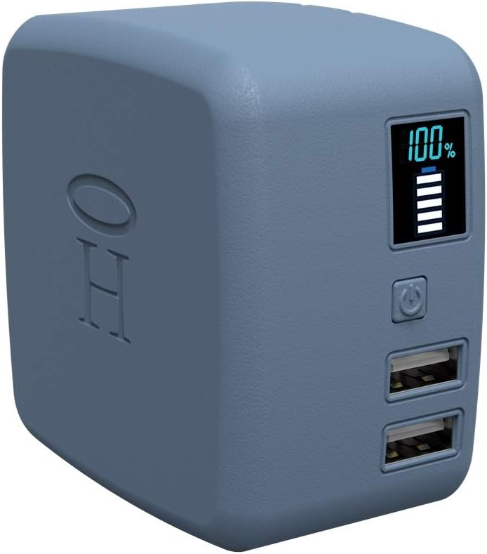Blush Pink Portable Phone Charger Power Bank 10,000mAh Dual USB Pack of 2 K873