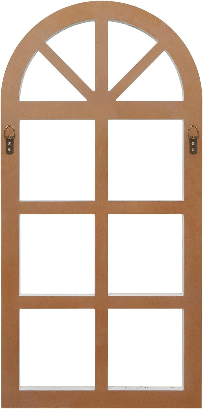2-Pack Distressed Arched Cathedral Window Frame Wall Decor W117