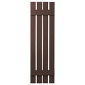 Terra Brown 47x22 H x 16x22 W Board and Batten Shutter E74929