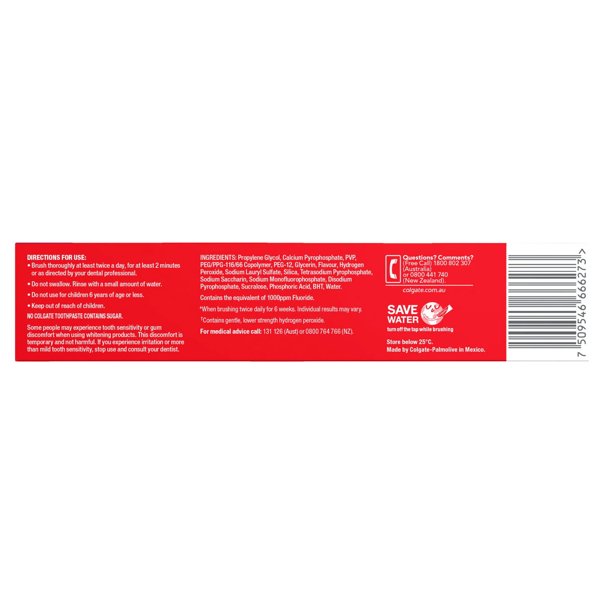 Optic White High Impact Toothpaste 125g G460210