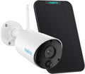 Solar WiFi Camera Security Outdoor, 100% Wire-Free, Battery Powered, 1080p, 2-Way Talk, Night Vision, PIR Motion Detection N254134