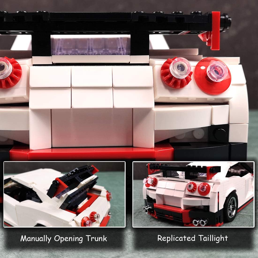 1:14 Scale MOC Building Blocks Race Car Model (1024 Pcs) Pack of 2 O197