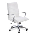 Snow White Polyurethane High Back Office Chair C130311