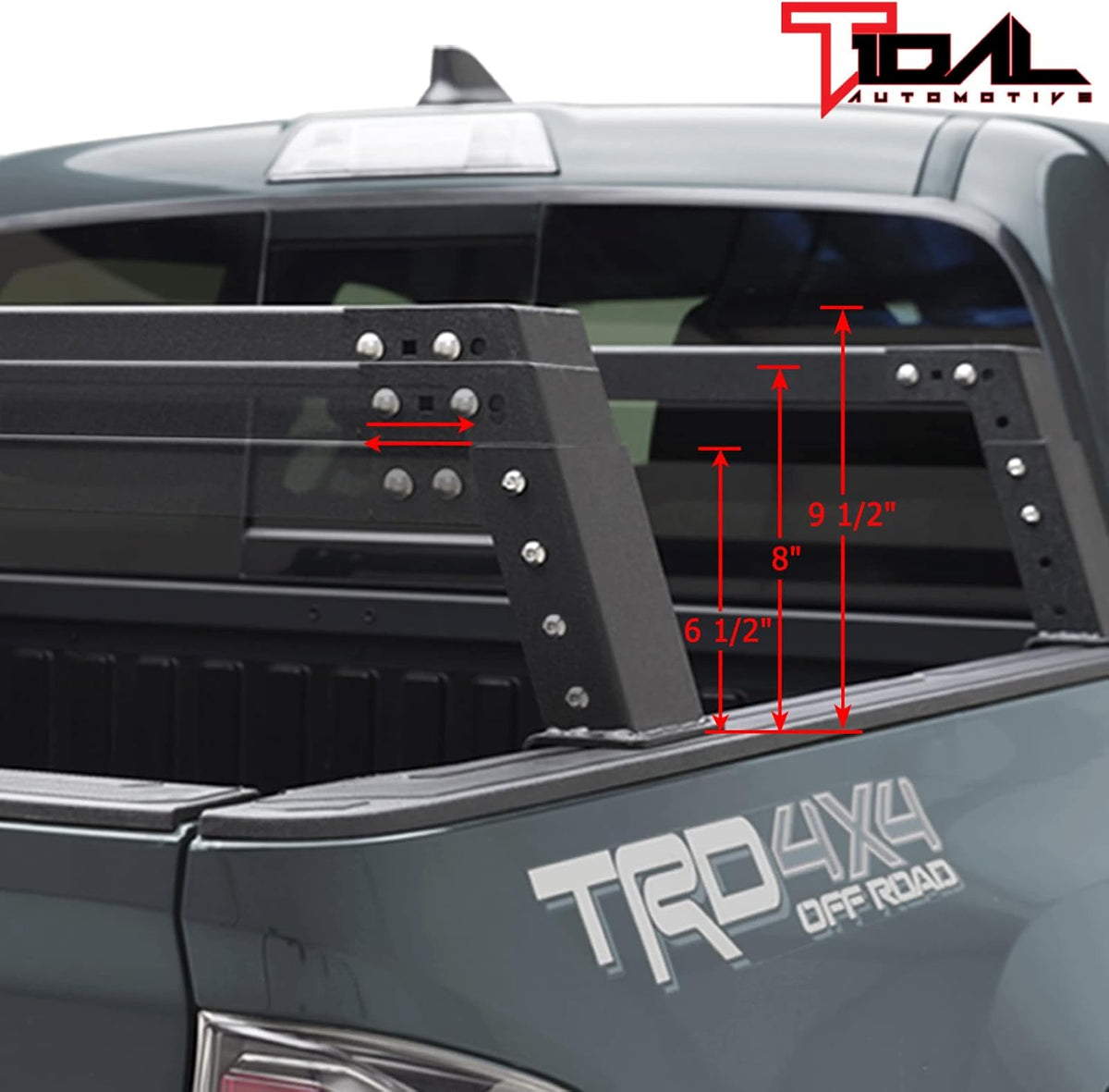 Cargo Carrier Bed Rack Low Profile Bed Bars Bike Rack J8105