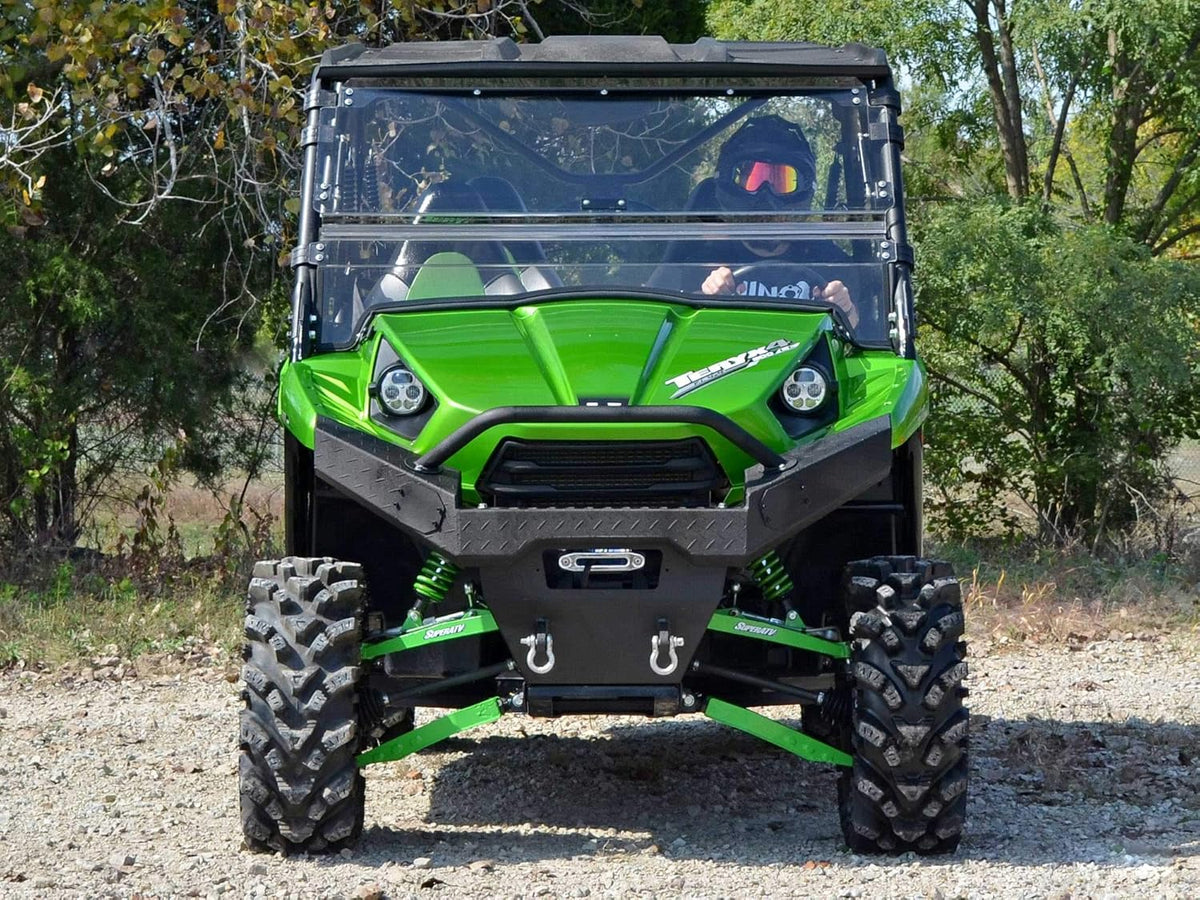 Flip Windshield for Kawasaki Teryx 4 750 / 800 / 4 800, 1/4 Thick Polycarbonate B453