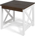 Acacia Wood End Table, Dark Brown Finish G159615