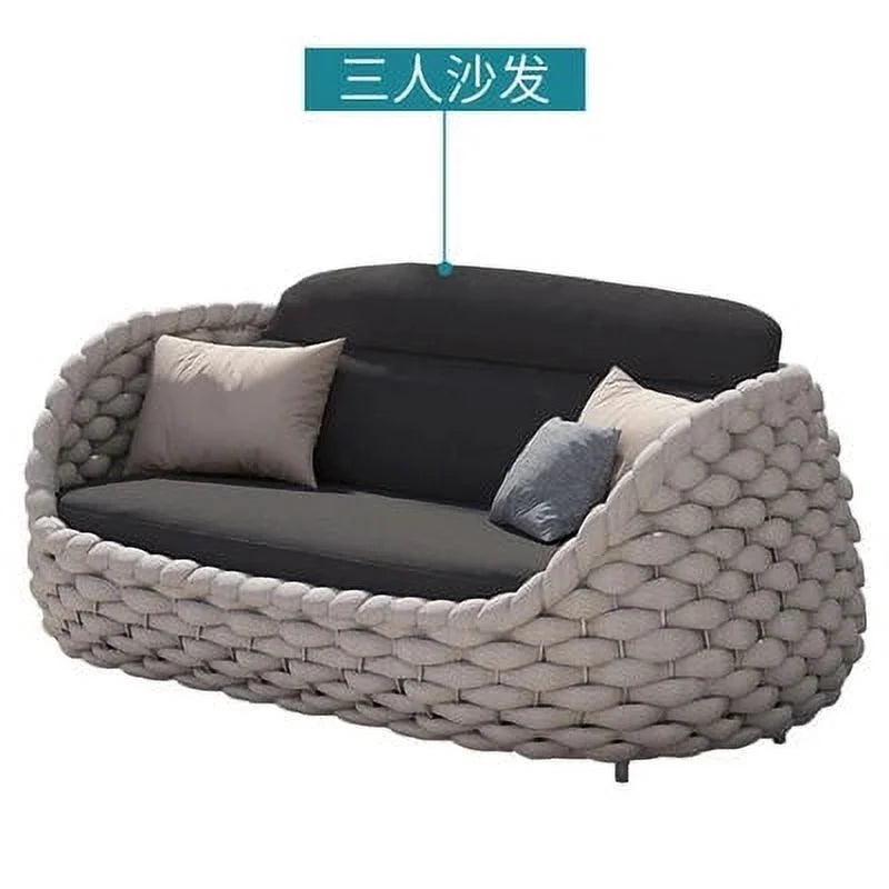 Rattan Woven Outdoor Sofa Coffee Table J999063