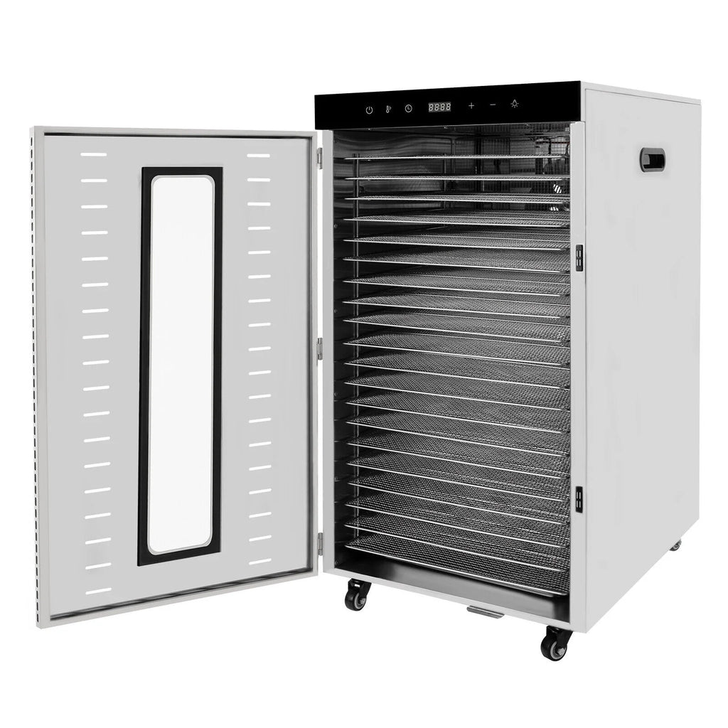 1700W Electric Food Dehydrator with Temperature Control 20 Stainless Steel Trays V663754