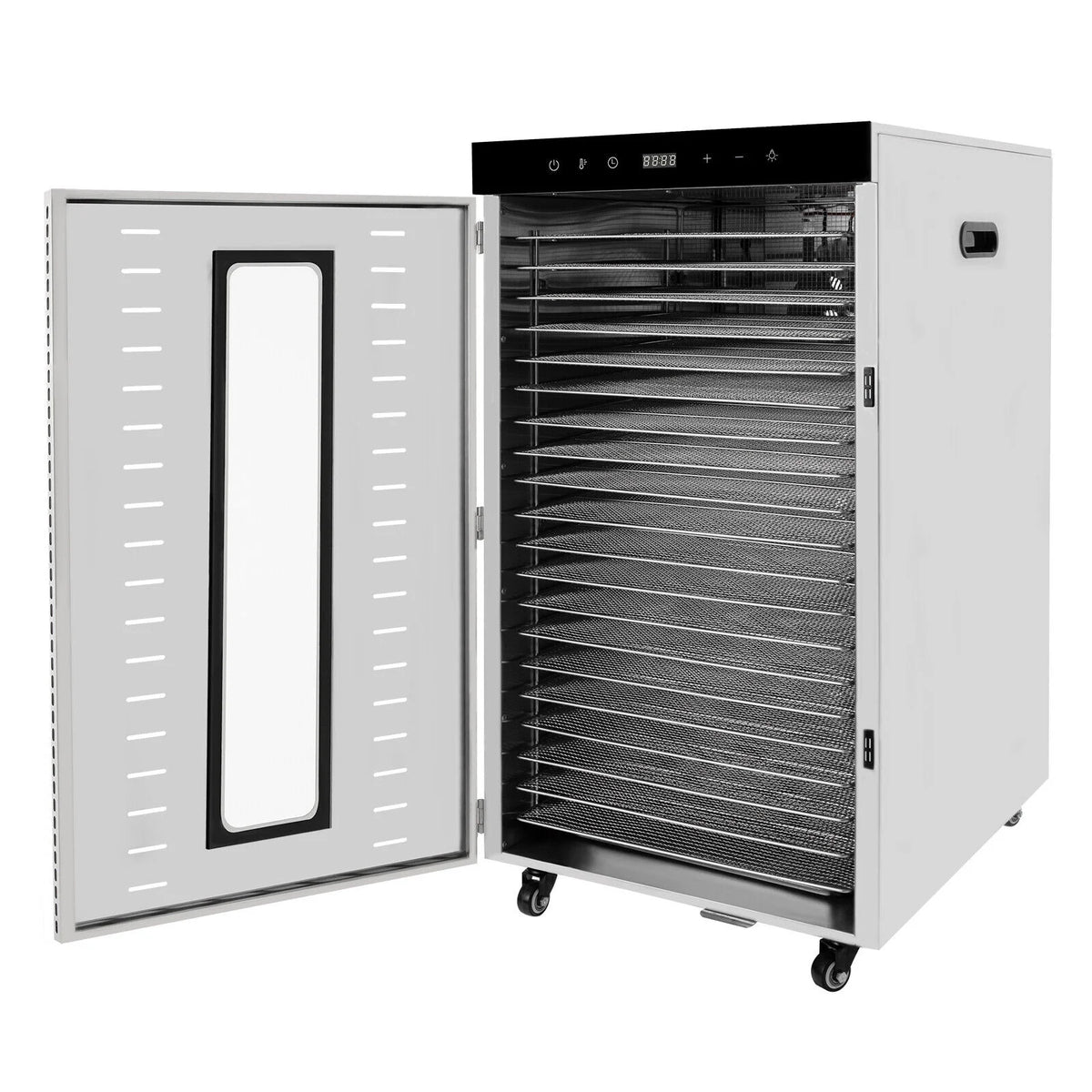1700W Electric Food Dehydrator with Temperature Control 20 Stainless Steel Trays V663754