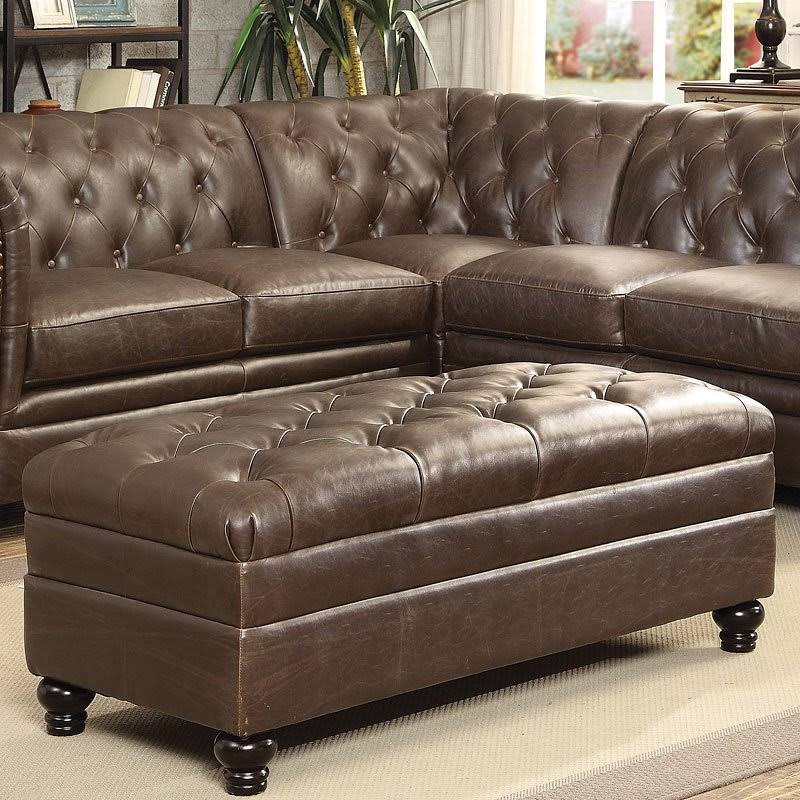 Brown Ottoman E29276