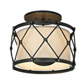 Aged Pewter Semi-Flush Mount Light L86844