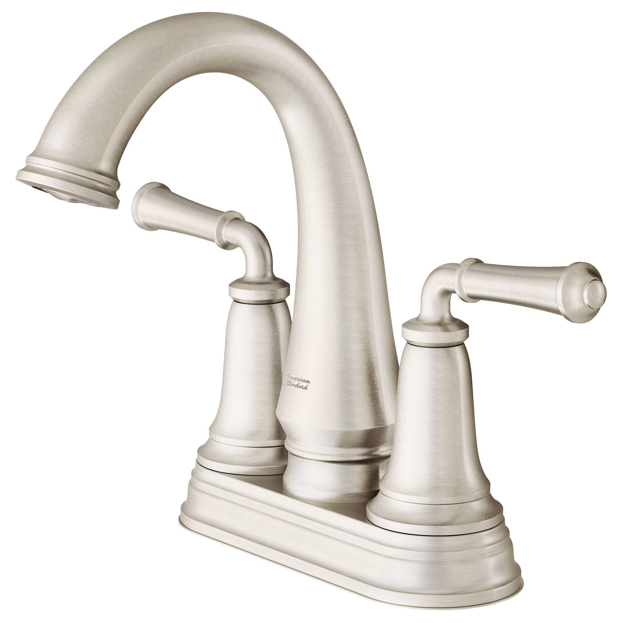 Polished Chrome Centerset Bathroom Faucet with Pop-Up Drain N6140