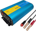 500W Pure Sine Wave Power Inverter DC 12V to AC 110V with 2.1A USB Charging Port and 2 AC Outlets, Pack of 2 F420