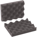 Charcoal Convoluted Foam Sets, 48 Sets/Case C4860