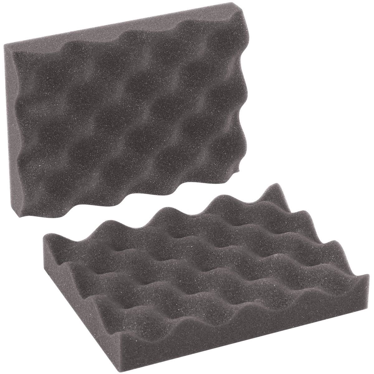 Charcoal Convoluted Foam Sets, 48 Sets/Case C4860