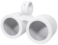 Dual 6.5" White Aluminum Wakeboard Tower Speaker Enclosure C305488